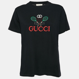 Gucci: Чёрная футболка 