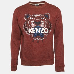 Kenzo: Красный свитшот 