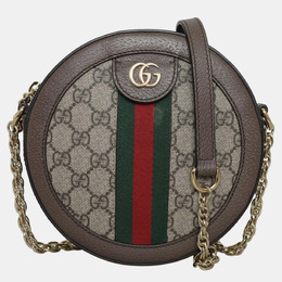 Gucci: Коричневая сумка  GG Supreme