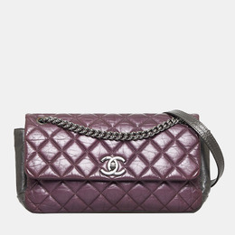 Chanel: Фиолетовая сумка 