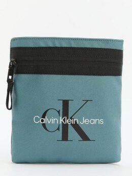 Calvin Klein Jeans: Голубая сумка 