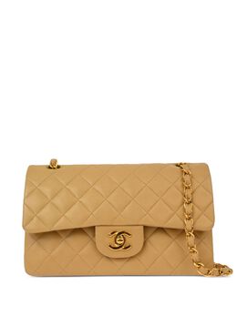 CHANEL Pre-Owned: Бежевая сумка 