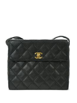 CHANEL Pre-Owned: Чёрная сумка 