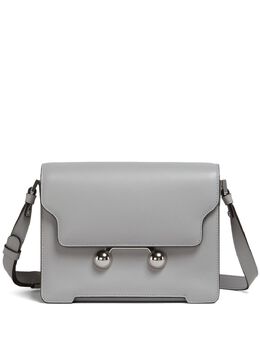 Marni: Серебристая сумка 
