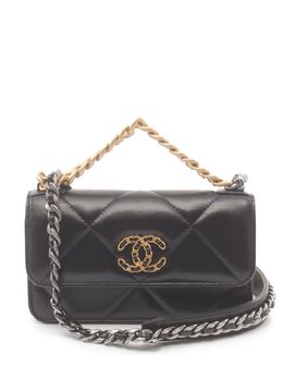 CHANEL Pre-Owned: Чёрная сумка 