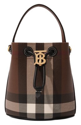 Burberry: Коричневая сумка  TB