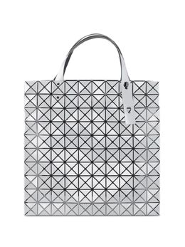 Bao Bao Issey Miyake: Серебристая сумка-шоппер 