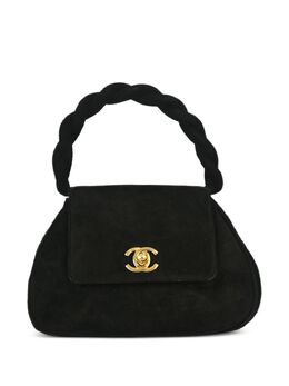 CHANEL Pre-Owned: Чёрная сумка 