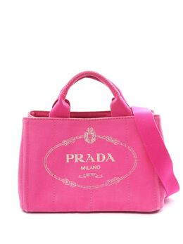 Prada Pre-Owned: Розовая сумка 