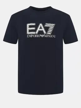 EA7 Emporio Armani: Тёмная футболка 