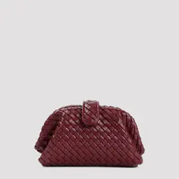 Bottega Veneta: Коричневый клатч 