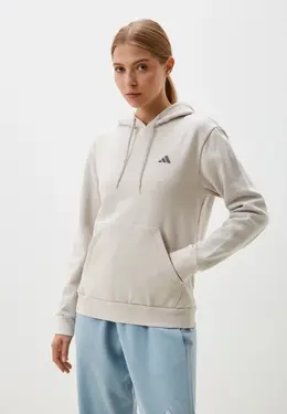 adidas: Бежевая толстовка 