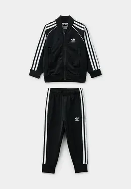 adidas Originals: Чёрный костюм 