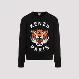 Kenzo: Чёрный свитшот  Tiger