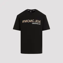 Moncler Grenoble: Чёрная футболка 