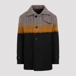 Dries Van Noten: Тёмное пальто 