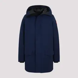 Canada Goose: Серый пуховик  Langford