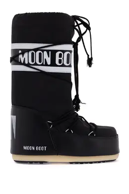 Moon Boot: Чёрные ботинки 