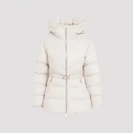 Moncler: Белая куртка 