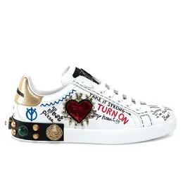 Dolce & Gabbana: Белые кроссовки 