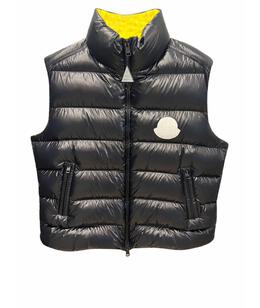 MONCLER: Чёрный жилет 