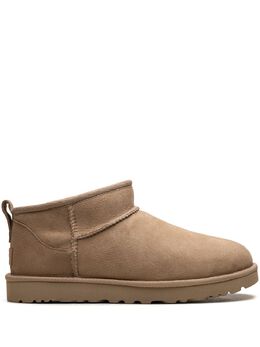 Ugg Australia: Коричневые ботинки  Ultra Mini