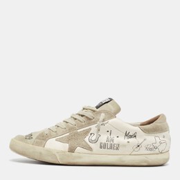 Golden Goose: Белые кроссовки  Superstar sneakers