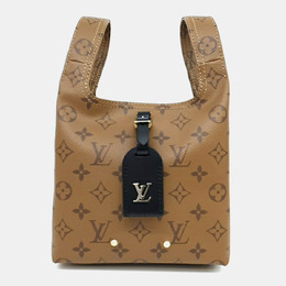 Louis Vuitton: Коричневая сумка 