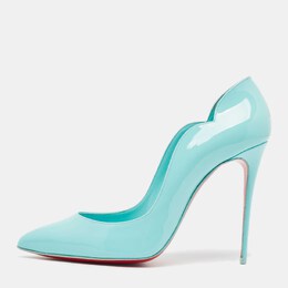 Christian Louboutin: Голубые туфли 