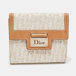 Dior: Белый кошелёк 