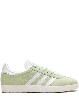 adidas: Зелёные кроссовки  Gazelle