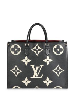 Louis Vuitton Pre-Owned: Чёрная сумка-шоппер 