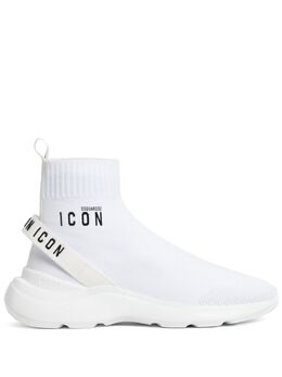 DSQUARED2: Белые кроссовки 