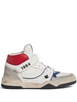 DSQUARED2: Белые кроссовки 