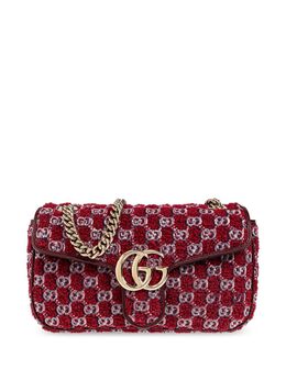 Gucci: Красная сумка  GG Marmont