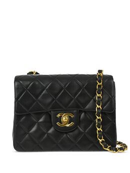CHANEL Pre-Owned: Чёрная сумка 