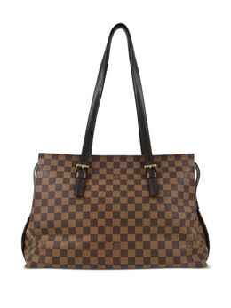 Louis Vuitton Pre-Owned: Коричневая сумка-шоппер 