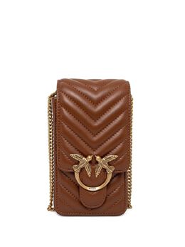 PINKO: Коричневая сумка  Love