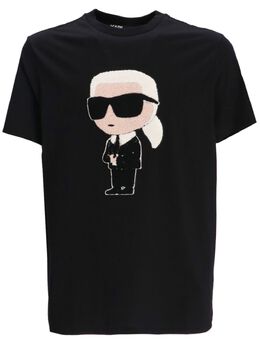 Karl Lagerfeld: Чёрная футболка  Ikonik