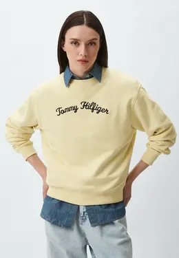 Tommy Hilfiger: Жёлтый свитшот 