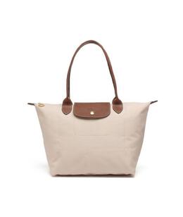 LONGCHAMP: Бежевая сумка 