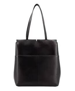 Burberry: Чёрная сумка-шоппер 