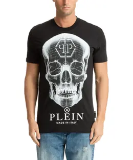 Philipp Plein: Чёрная футболка  Skull