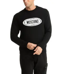 Moschino: Чёрный свитер 