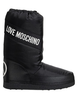 Love Moschino: Чёрные ботинки 