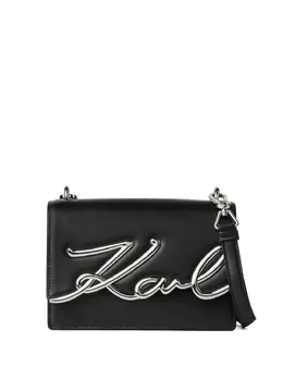 Karl Lagerfeld: Чёрная сумка  Signature