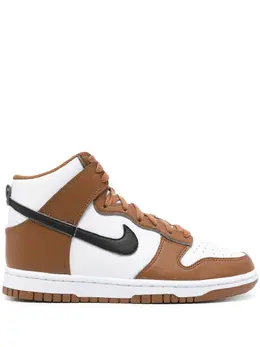 Nike: Белые кроссовки  Dunk High