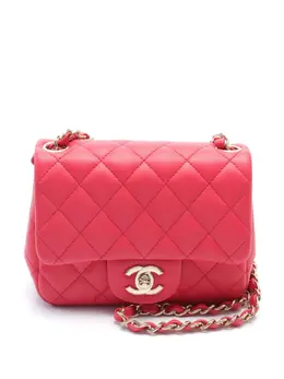 CHANEL Pre-Owned: Розовая сумка 