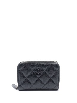 CHANEL Pre-Owned: Чёрный кошелёк 