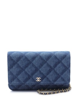 CHANEL Pre-Owned: Голубой кошелёк 